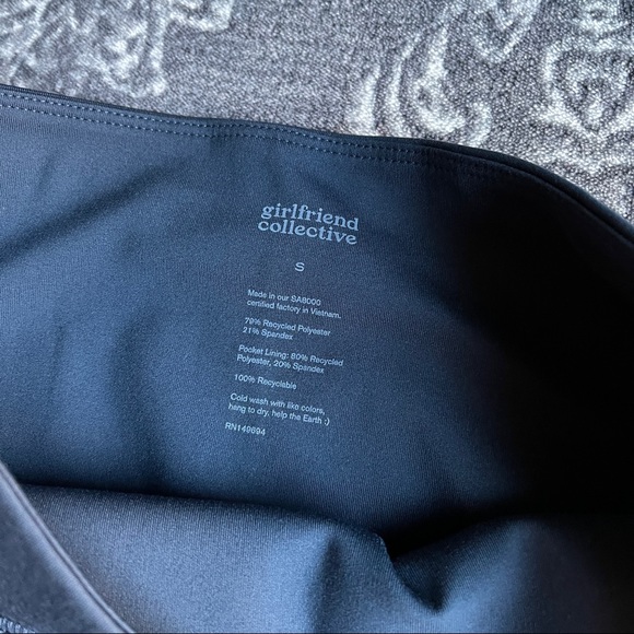 Girlfriend Collective Pocket Leggings in Navy Blue Size Small - Picture 5 of 7